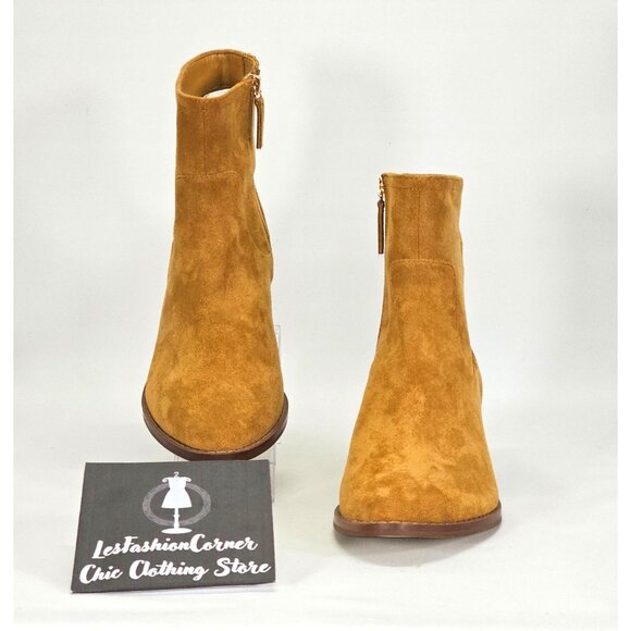 NWOB J Crew Women’s Golden Brandy Suede 2” Block Heel Booties Size 9 1837 - Picture 3 of 16